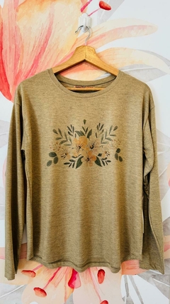 Remera Australia manga larga tostado - Reina Roja