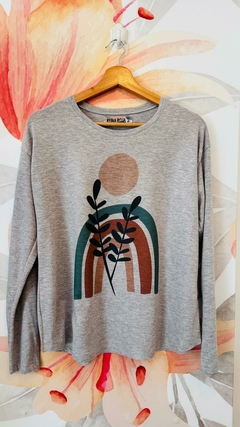 Remera Australia manga larga gris - tienda online
