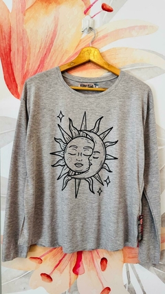 Remera Australia manga larga gris - comprar online