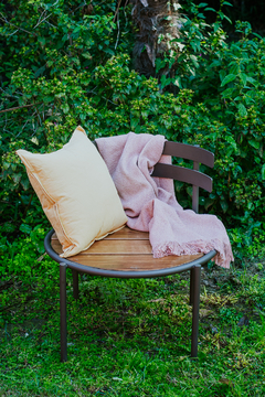 Sillón de hierro y madera Individual - comprar online