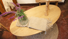 Mesa Ratona Fibras Naturales Oval en internet