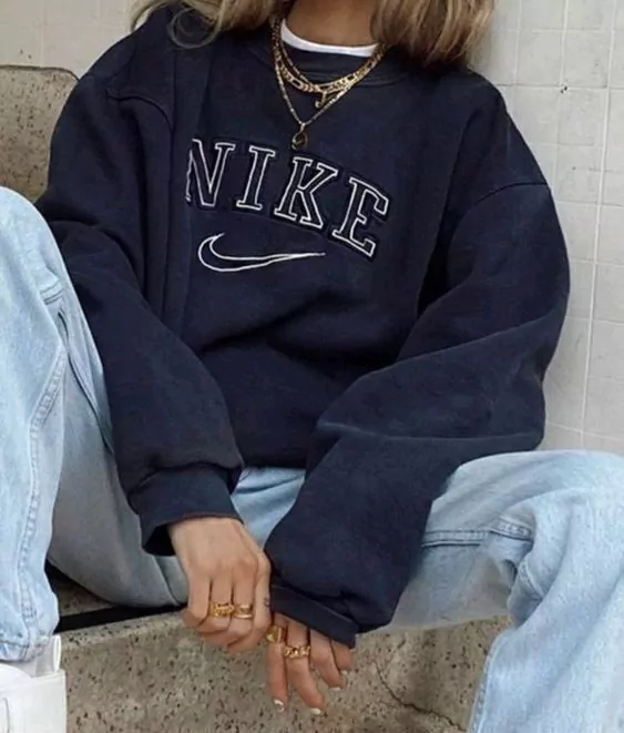 Moletom Nike Vintage Azul Marinho