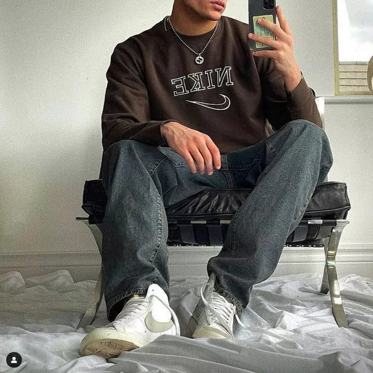Moletom Nike Vintage Marrom