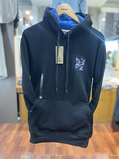 Buzo Canguro negro (frisa) - comprar online