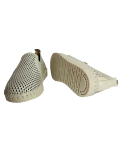 Tênis Slip-on Couro Off White Bottero Ref 354317 - Myky Store