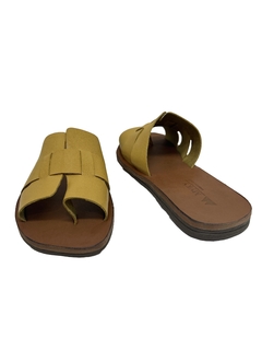 Chinelo em Couro Amarelo Zimbaue Ref 1262416 na internet