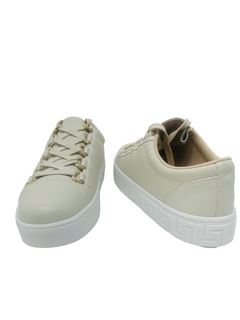 Tênis Slip-on em Couro Panna Luz da Lua Ref 59160009 na internet