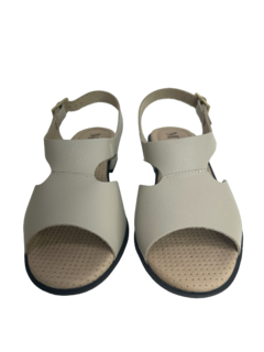 Sandália em Pelica Off White Myky Rio de Luz Ref 8005 - Myky Store
