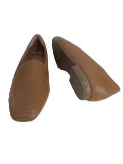 Mocassim em Couro Caramelo Myky Ref 2304 - Myky Store