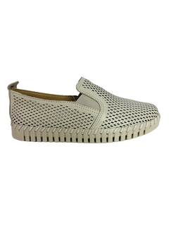 Tênis Slip-on Couro Off White Bottero Ref 354317