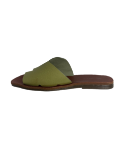 Chinelo em Couro Verde Pistache Zimbaue Ref 1231793 - comprar online