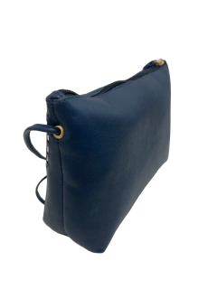 Bolsa Tiracolo em Couro Pequena Azul Marinho J.Gean Ref NC046 na internet
