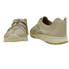 Tênis em Couro Pelica Nude Rio de Luz Ref 4018 - Myky Store