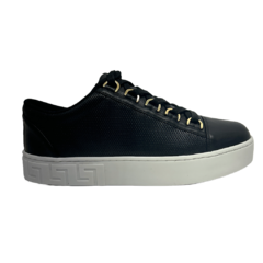 Tênis Slip-on em Couro Preta Luz da Lua Ref 5916 - comprar online