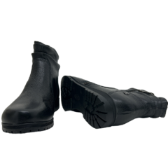 Bota em Couro Cano Curto na Cor Preta Bottero Ref. 369201 - Myky Store