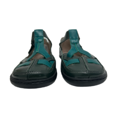 Sapato Boneca em Couro Verde JGean Ref 0011 - loja online