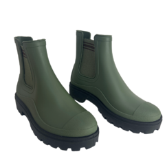 Imagem do Bota Impermeável Tratorado Oliva Cano Baixo Terra e Água Ref 870007