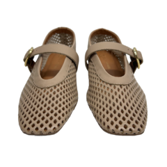 Sapatilha Boneca em Couro Nude Giulia Domna Ref 142069 - loja online