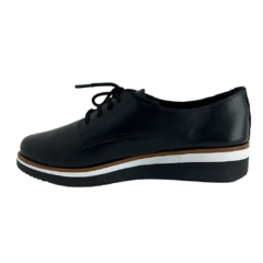 Mocassim em Couro Preta Giulia Domna Ref 205001 na internet