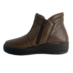 Bota em Couro Caramelo Levecomfort Ref 11908 na internet
