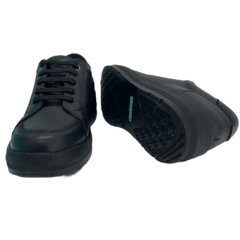 Tênis em Couro Preta Levecomfort Ref 11906 - loja online