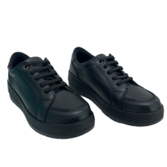Imagem do Tênis em Couro Preta Levecomfort Ref 11906