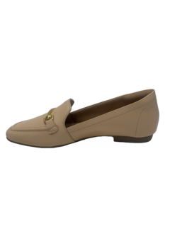 Mocassim Couro Nude Myky Ref 2302 - comprar online
