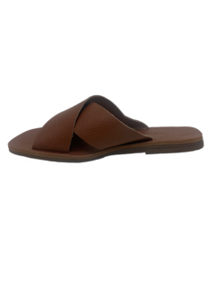 Chinelo Couro Caramelo Myky Ref 1539 - comprar online