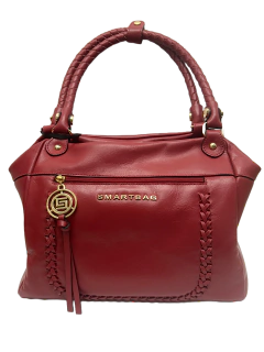 Bolsa Media Couro Soft Vinho Claro Smart Bag Ref 72027 na internet
