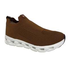 Tênis em Tecido Knit Caramelo Softl Ref 10431