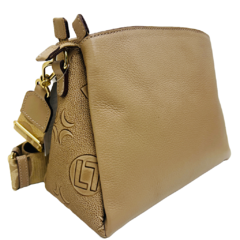 Bolsa Tiracolo Média em Couro Nude Sândalo Luz da Lua Ref 2000215 - comprar online