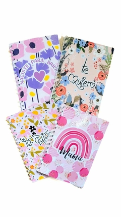 Cuaderno Flower Frases Te Quiero - comprar online