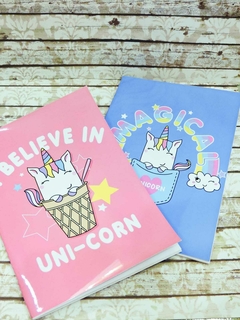 Cuadernos Lisos Unicornios - Creative Shop