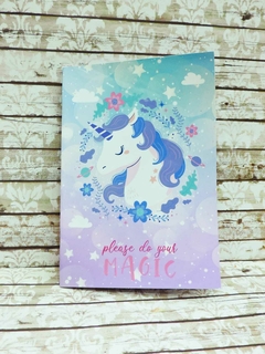 Cuadernos Lisos Unicornios Soft en internet