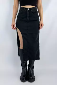Falda MIDI Black
