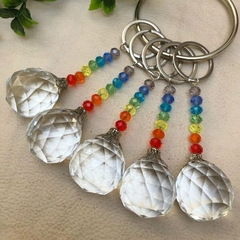 Llavero atrapasol 7 chakras grande