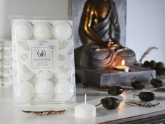 Velas de noche iluminarte (pack 12 un.)