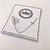 Earcuff triple cadena y BOLITA  P925
