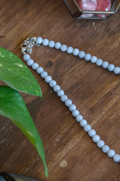 Gargantilla Agua Marina 6mm en internet