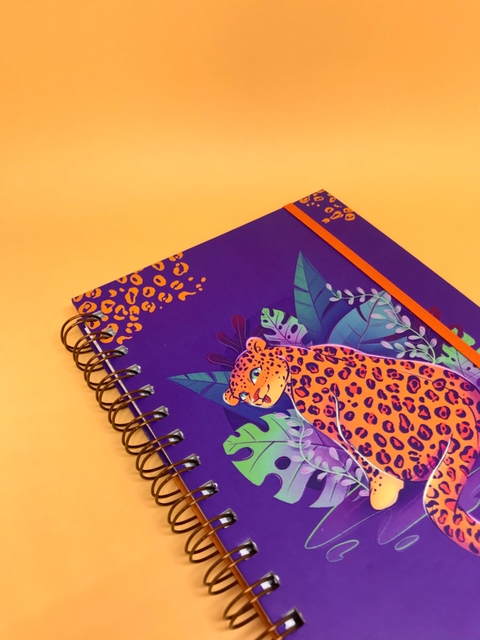Caderno A5 Onça com linha