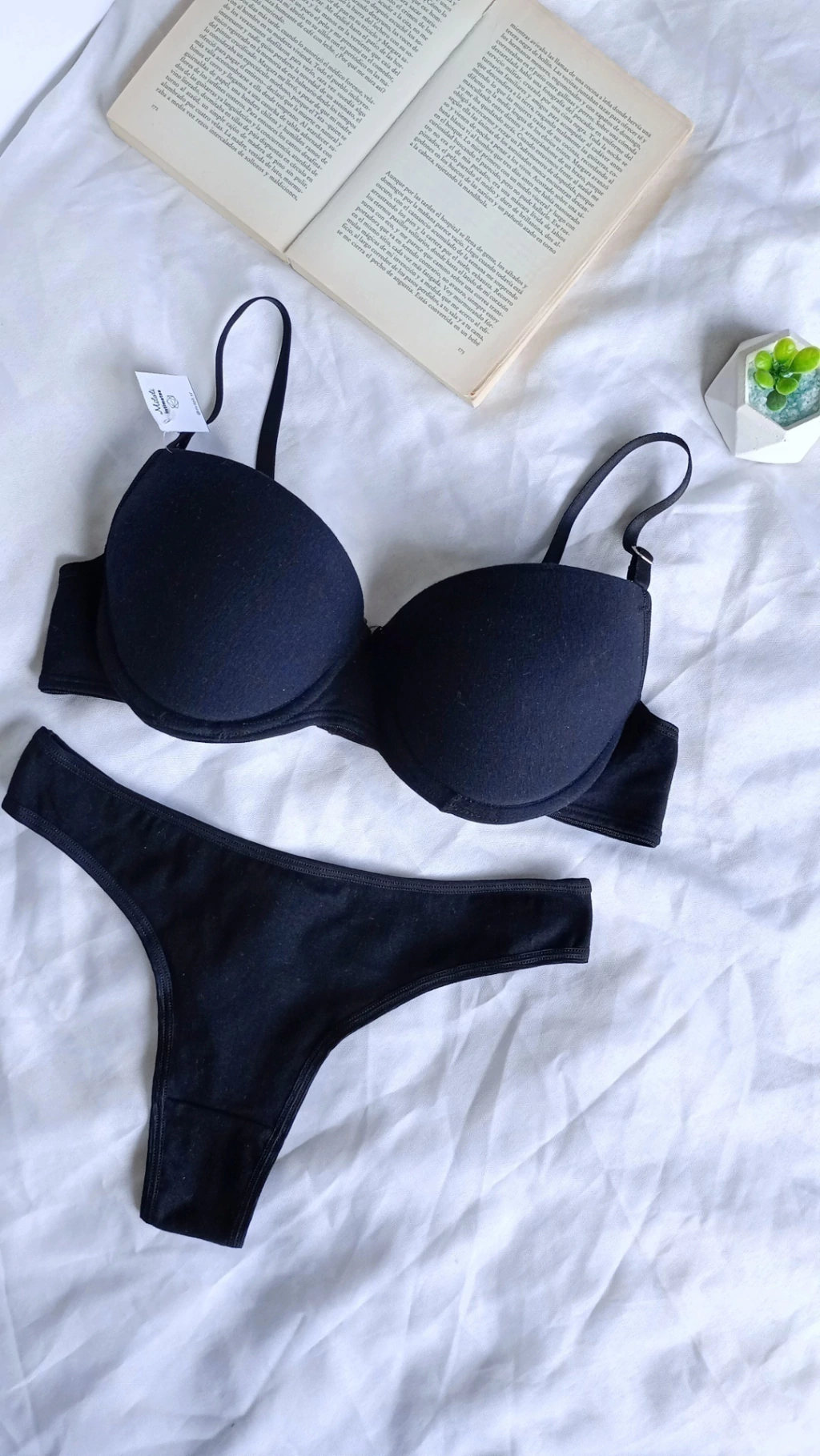 ROSI - SOFT CON ARO ALGODÓN NEGRO