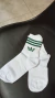 SOCKS - MEDIAS 3/4 TIPO TENIS ADIDAS VERDE - Miloli Intimates