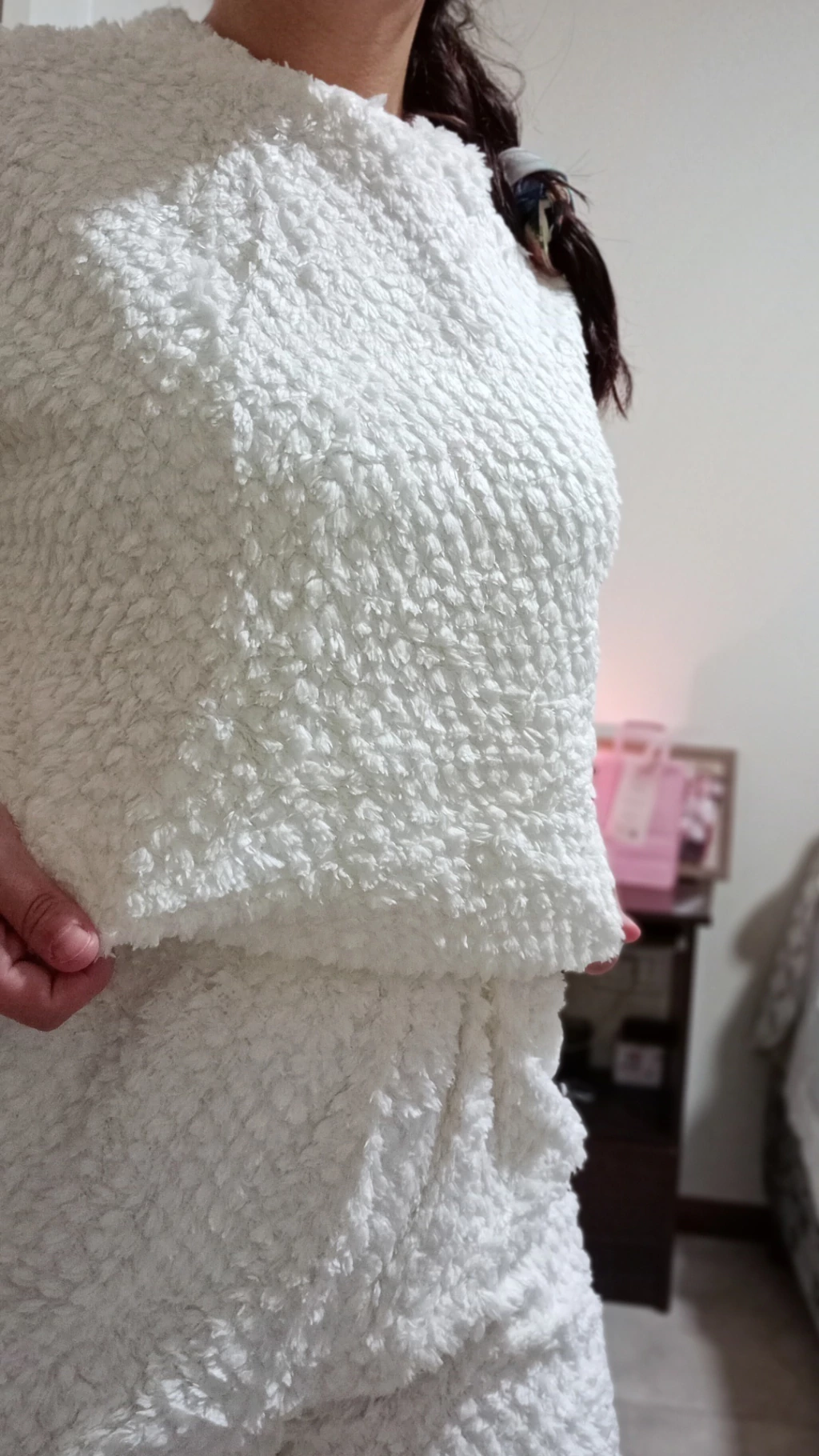 PIJAMA ELISA - POLAR SOFT BLANCO