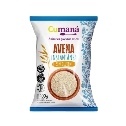AVENA INSTANTÁNEA SIN TACC CUMANÁ X400GRS