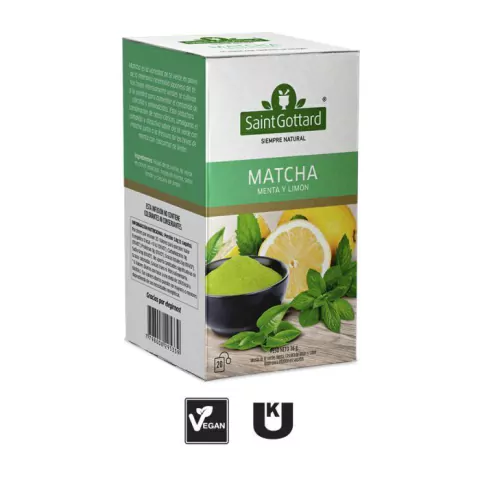 TÉ SAINT GOTTARD MATCHA X20 SAQ.