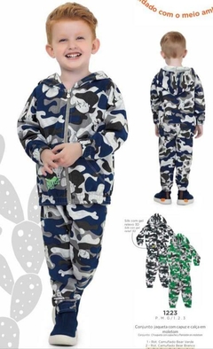 CONJUNTO JAQUETA COM CAPUZ 102201223