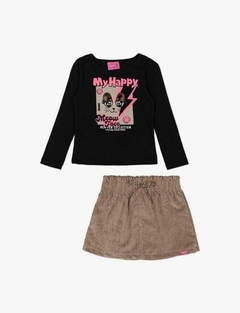CONJUNTO BLUSA E SAIA J4203 - comprar online