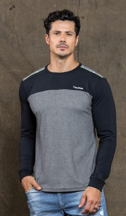 CAMISETA PRETA INVERNO 159262G