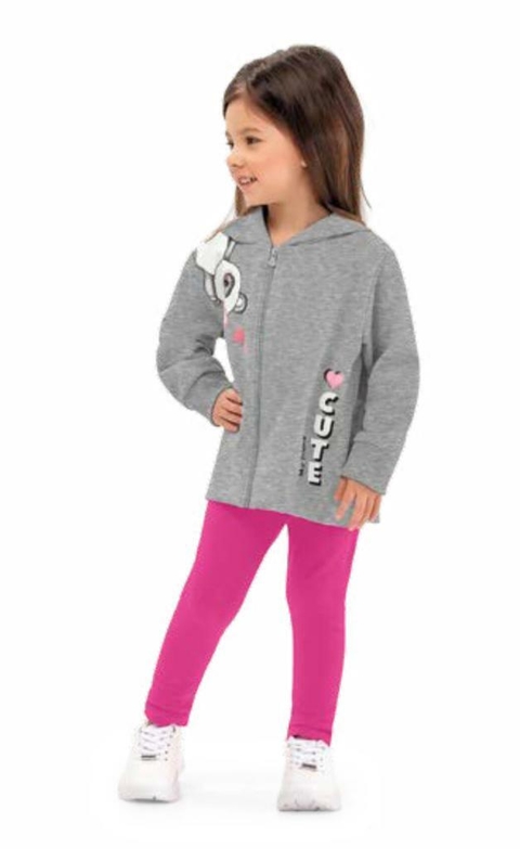 CONJUNTO JAQUETA COM CAPUZ COM LEGGING 102201303