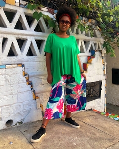 Blusa de Pontas Manga Curta